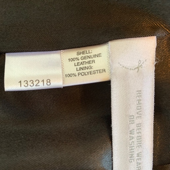 EUC Ann Taylor Black Leather Blazer Sz Medium - Picture 6 of 10